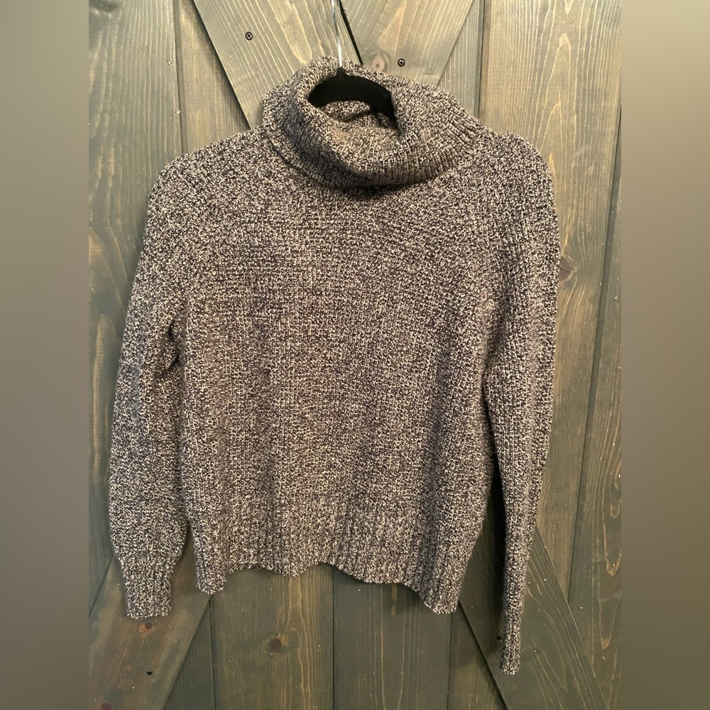 Crossback Turtleneck Sweater